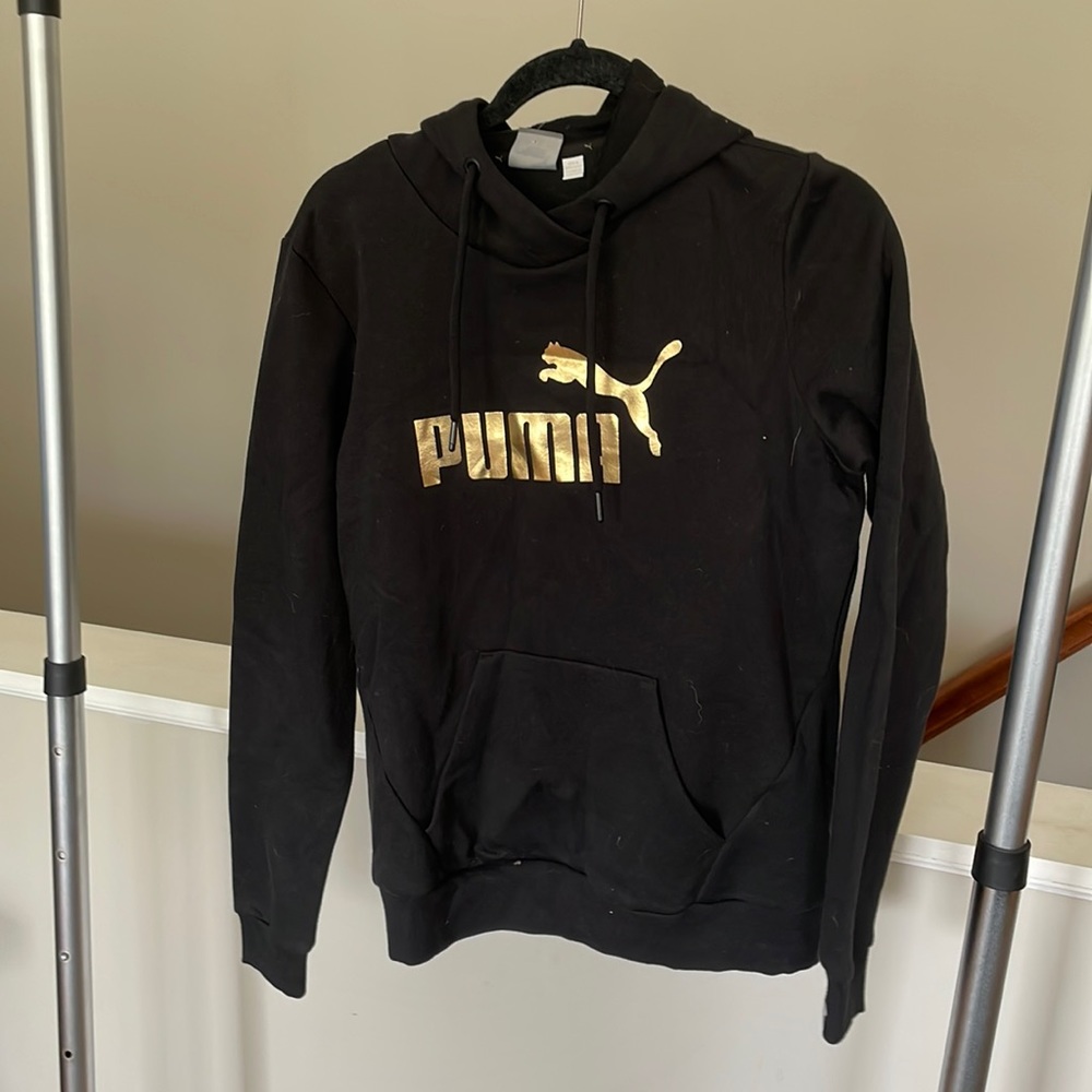 Medium Black Puma Hoodie
